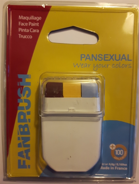 Pansexual pride Face Flag