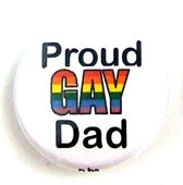 Button 32mm: Proud Gay Dad