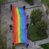 Regnbueparade Flagg 3 x 10 meter